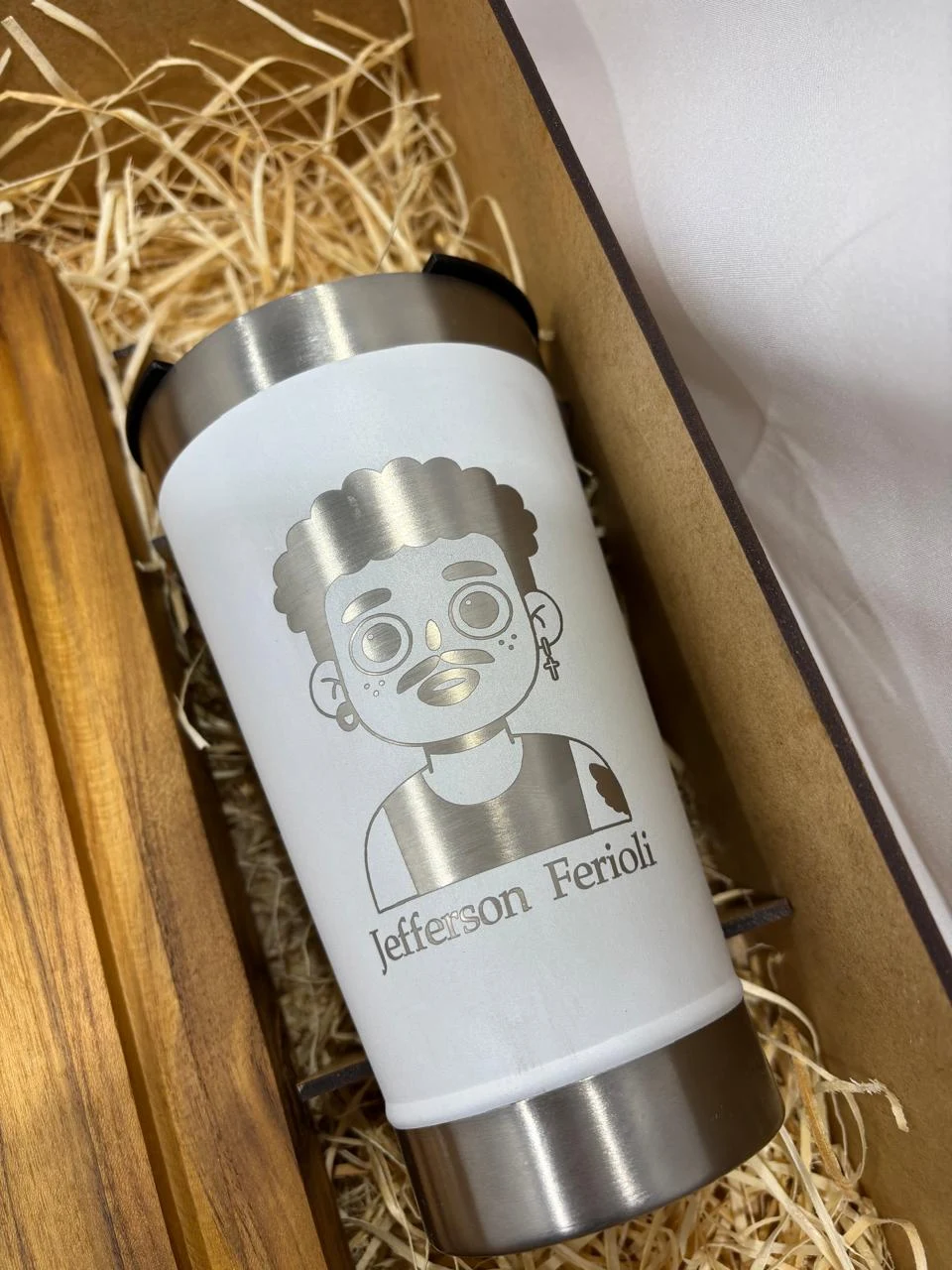 Copo branco personalizado